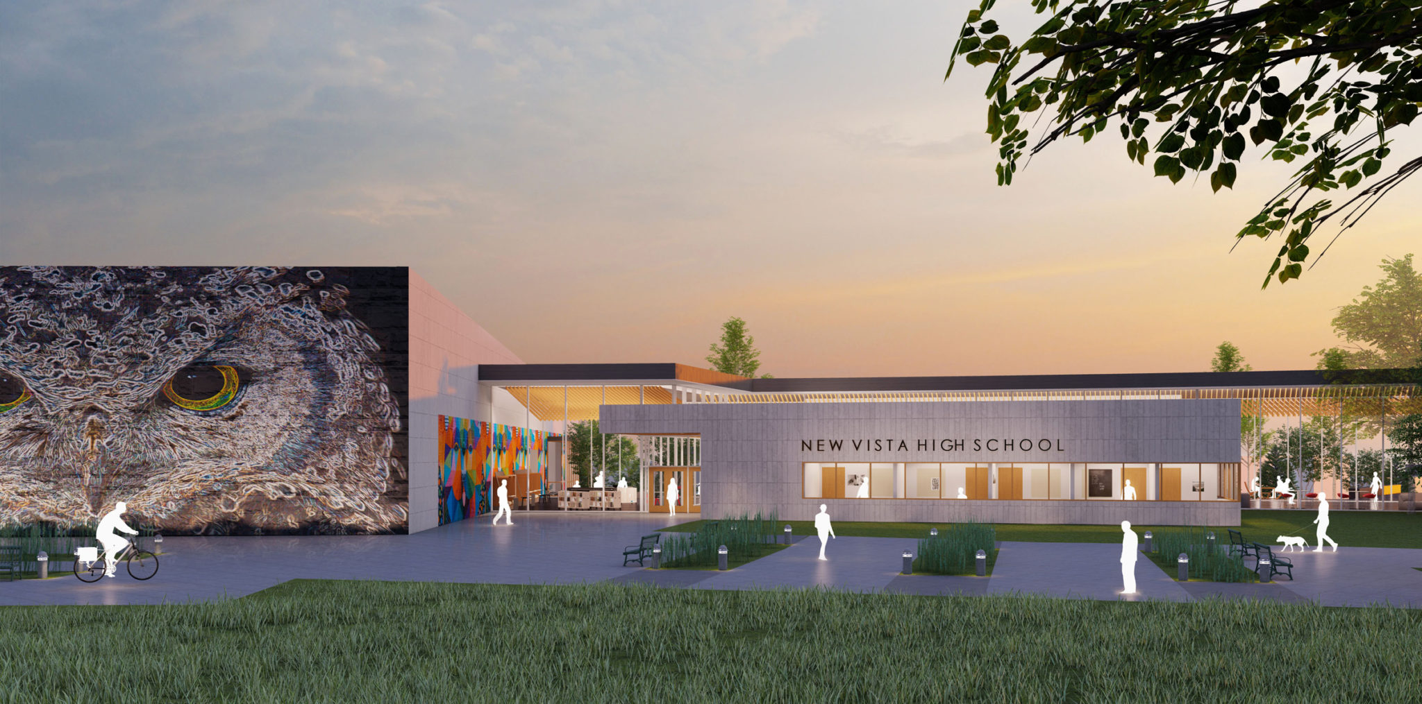 Design Competition New Vista High School RB+B Architects